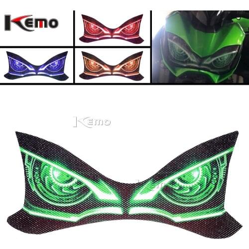 For KAWASAKI Z900 Z 900 2017-2019 Motorcycle Accessries 3D Front Fairing Headlight Sticker Guard Head light Stickers