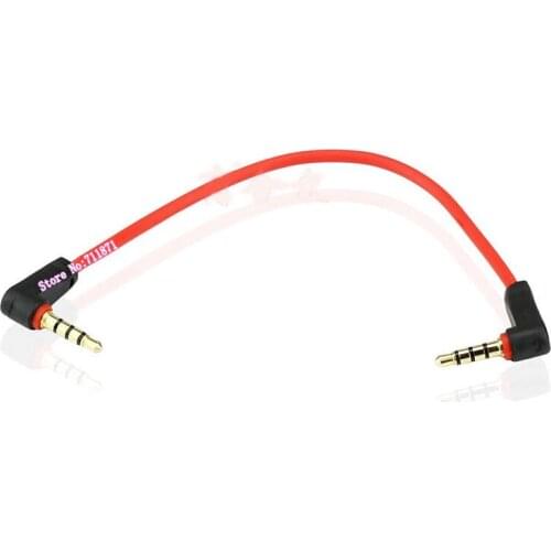Car Aux Audio Cable Stereo 3.5mm AUX car Audio line Double Bend 90 degree 3.5 Male Audio Cable Mp3 Mobile Phone connect Car Aux
