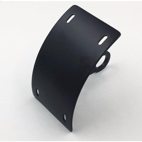 Black Swingarm Curve License Plate Bracket For 2006-2012 Yamaha YZF R6 2008 2009