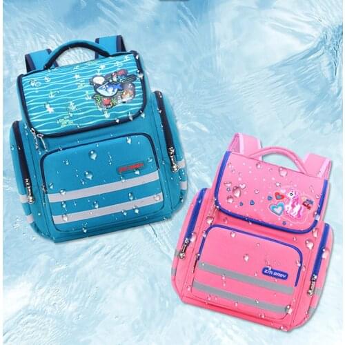 Cartoon Child Backpack Korean Style Cute Animal Primary School Bagpack Waterproof Kids Designer Bags Cartoon Bag for Kids