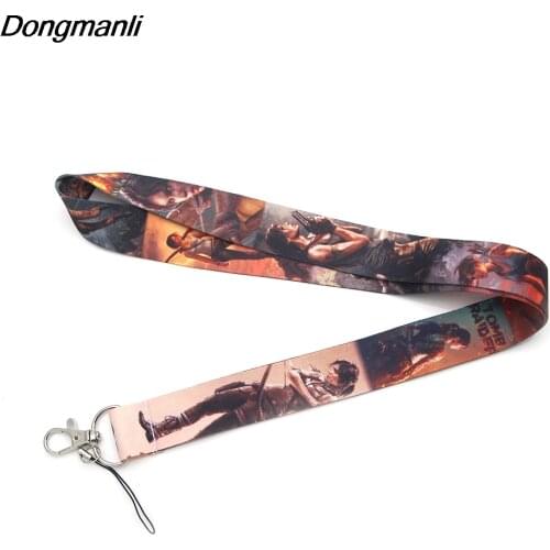 DMLSKY Brave Girl style Multi-function Mobile Phone Straps fashion keychains for men ID card holder chain M1908