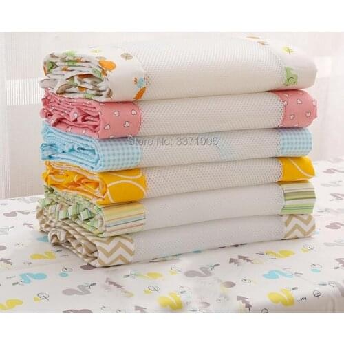 3D Breath-Proof Baby Mech Crib Bumper Anti-Collision and Polyester Baby Bumpers Insurance Rod Kit Safety Fence