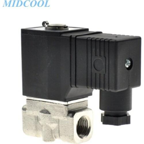 Fluid Control Valve 2KL Series 2KL050 2KL050-10 2KL050-15 Direct-acting And Normally Opened 3/8" 1/2" Terminal / Grommet Type