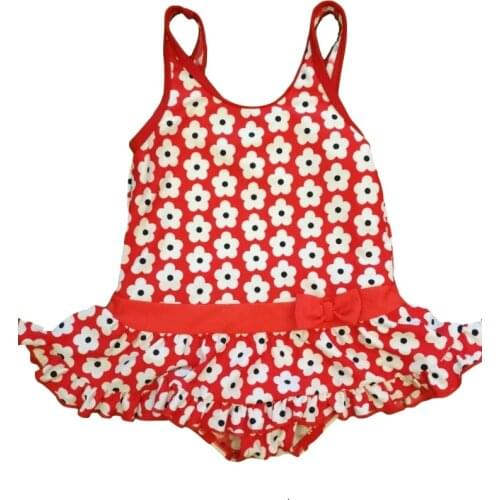 Swimwear One Piece Girls Swimsuits Baby Summer Swimming Skirt Style Fit For 2-5 Years