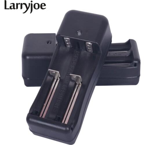 Larryjoe New Universal Dual Battery Charger For 18650 16340 14450 Rechargeable 3.7V Li-ion