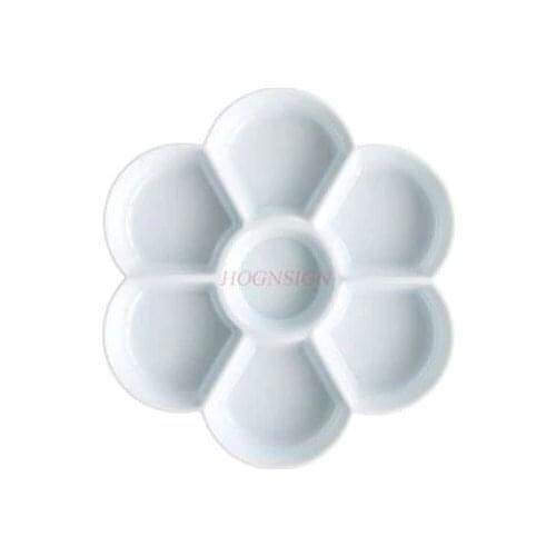 Watercolor palette plum plate thickened palette easy to wash resistant drop paint painting palette