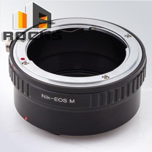 Lens adapter work for Nikon F lens to Canon M camera