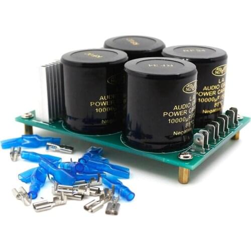 Hifi Power supply board / kit 4pcs NOVER 10000uf/50V Capacitors for amplifier