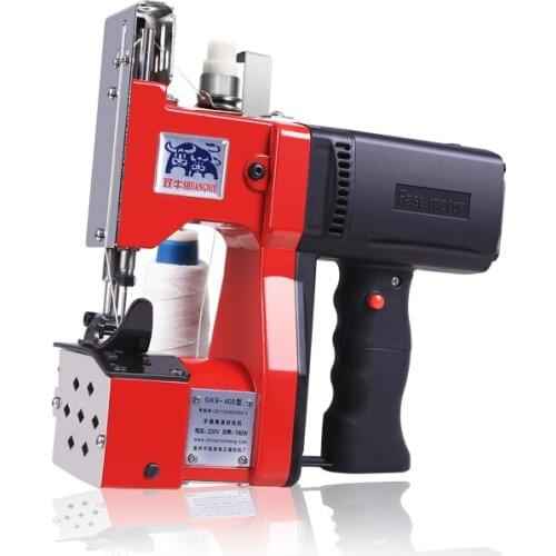 GK9-350 Portable electric high-speed sewing machine woven bag rice bag sack sealing machine small packing machine small