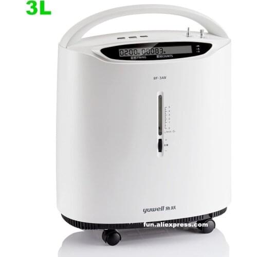 YUWELL 8F-3AW Oxygen Concentrator Portable 3L Oxygen Generator Medical Oxygen Machine Homecare Medical Equipment In Stock