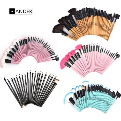 Professional Beauty 11 20 32 Pcs Make Up Tools Pincel Maleta De Maquiagem Cosmetic Blush Contour Makeup Brush Set Kit + Bag