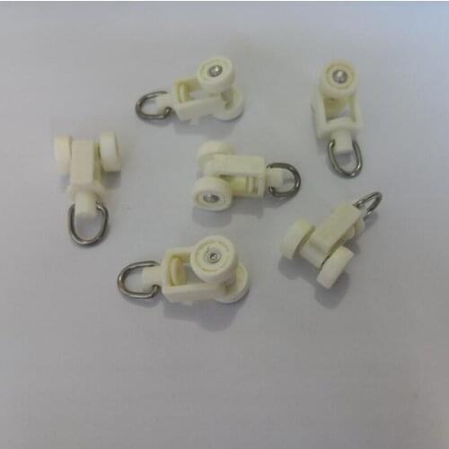 Width 15mm Window Rollers Curtain Plastic Pulley with 10mm wheels for curtain rail