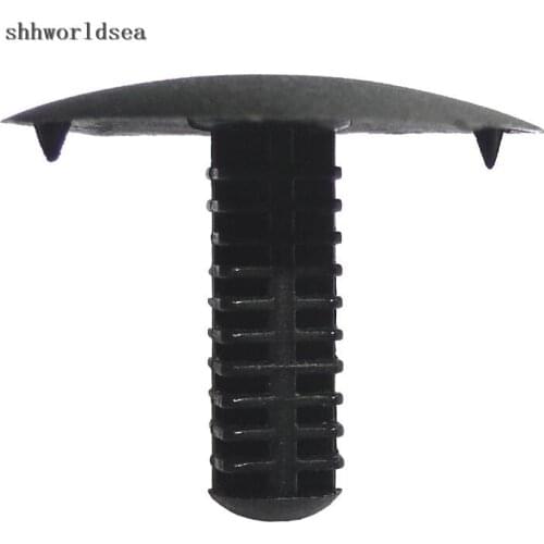 Shhworldsea 100pcs car clip& fastener trim panel retainer fits into 5mm hole for honda 90667-SA70030,for nissan 89427-98070