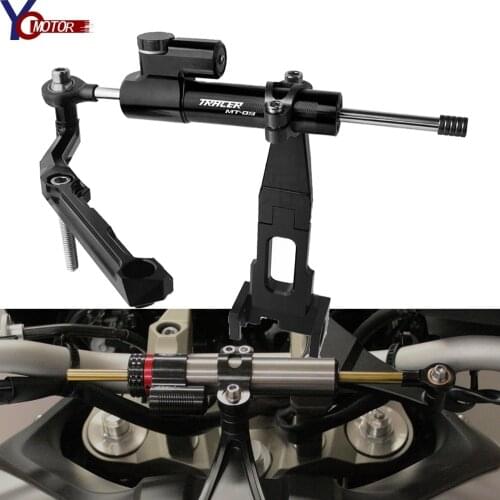 Motorcycle Steering Stabilize Damper Bracket Mount For YAMAHA FJ09 Tracer 900 MT-09 TRACER 2015 2016 2017 2018 2019 mt 09 Tracer