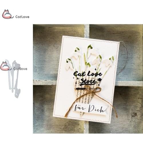 3PCS Flower Plant Metal Cutting Dies Stencils For DIY Scrapbooking Paper Card Decorative Craft Dies Embossing Die Cuts New 2019