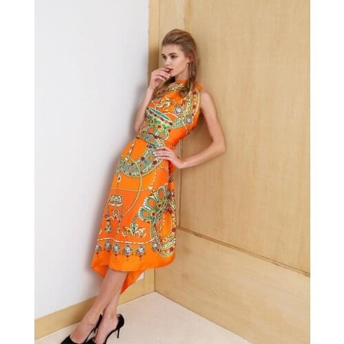 Heavy 100% Silk Scarf Women Luxury Silk Shawl Cape Fashion Large Square Wraps Scarves 135x135cm