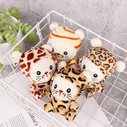 1Pc Cute 2022 Year New 11CM Tiger Stuffed Plush ToyPendant Gift Keychain Plush Toy Doll