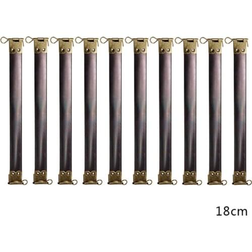 10Pcs Metal Internal Flex Frame Bronze Kiss Clasp for DIY Craft Coin Purse Bag 066C