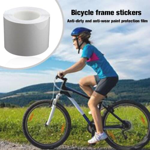 100*15 CM Bike Bicycle Transparent Tape Film Tools Protection Stickers Clear Wear Frame Surfac Bicycle Tape Bike Frame Prot G6A2