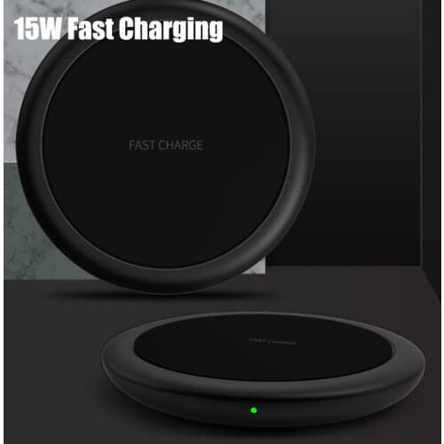 15W qi Wireless Charger for Samsung Galaxy Note9 S20 fast wirless Charging S10 S8 S9 Note20 Note10+ Phone Qi charger wireless
