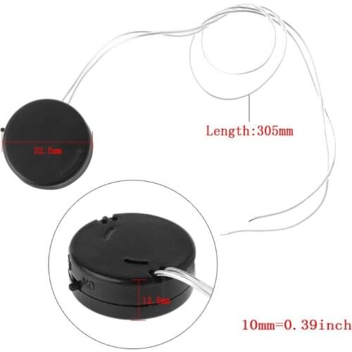 2Pcs 2 x CR2032 Round Coin Button Cell Battery Holder Storage Box Mini Adapter With Wire ON/OFF Switch Leads B85B