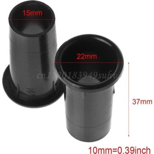 2PCS Speaker Port Tube Bass Reflex Vent Ventilation Connector 2-3" 18x37mm Subwoofer Woofer Box
