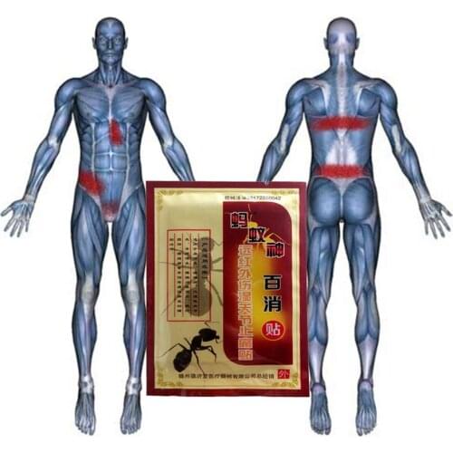 Joint/Leg/Cervical vertebra Pain Relief Patches Wholesale 24Pcs Ant Venom Analgesic Plaster Heating Use for Body Pain Muscle fat
