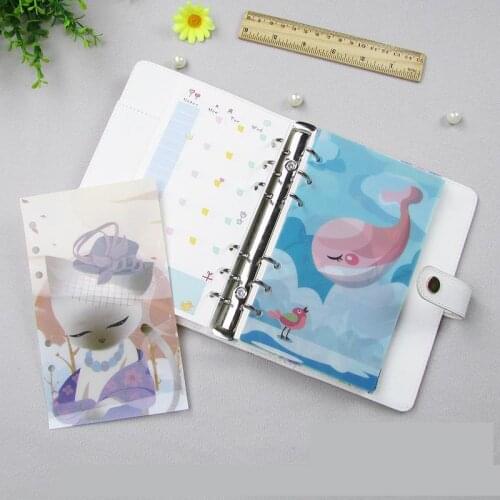 3pcs/set A6 Notebook Journal Agenda Index Divider Spiral Inner Paper Loose Leaf Stationery Office School Supplies