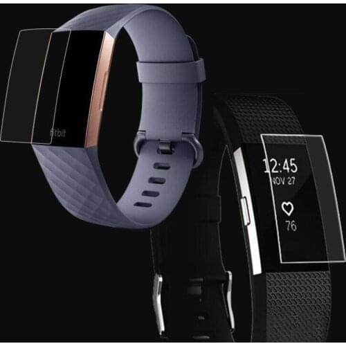 5pcs Anti-scratch Ultra Clear Protective Film Guard For Fitbit Charge 2/3 Charge3 Charge2 Wristband Full Screen Protector Cover