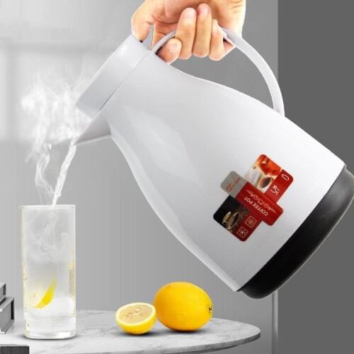 500ml/1000ml Large Capacity European Cartoon Coffee Pot Thermos Flask Glass Liner Vacuum Tea Pot Kettle Thermal Water Bottle
