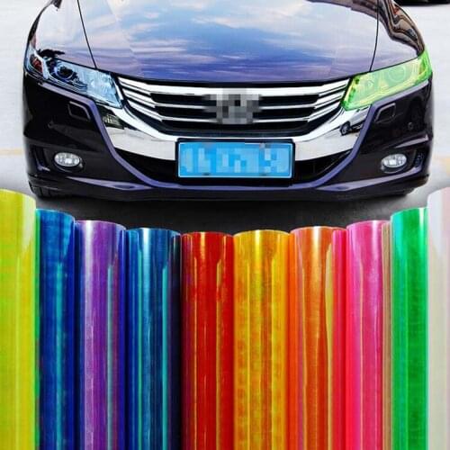 Car Styling Auto DIY Light Headlight Taillight Tint Vinyl Film Lamp Stickers Brake Light Car Accessories Car Styling 30cmX100cm