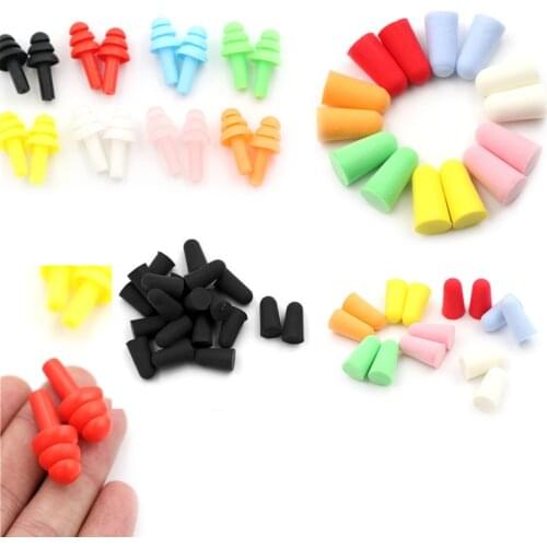 10Pairs=20Pcs comfort earplugs noise reduction Foam Soft Ear Plugs Noise Reduction Earplugs Protective for sleep