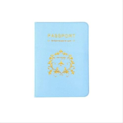 Casual PU Leather Passport Covers Travel Accessories ID Bank Credit Card Bag Men Women Passport Business Holder wallet Case