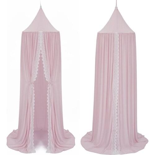 Crib Netting Chiffon Kids bed curtain canopy Round Crib Netting tent photography Mosquito Net Baby Room Decoration