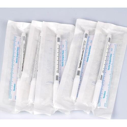 Surgical White Eyebrow Tattoo Skin Marker Pen Microblading Supplies Tattoo Marker Pen Tattoo Skin Marker Measure Ruler Set Tool