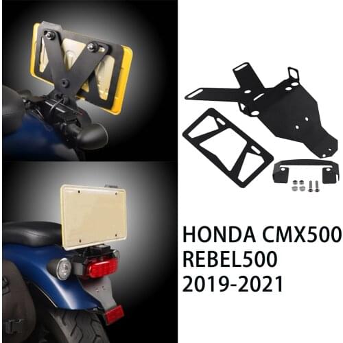 Rebel500 Motorcycle Tail Tidy For Honda CMX500 Rebel 500 2019-2020 Fender Eliminator License Plate Holder Bracket accessories
