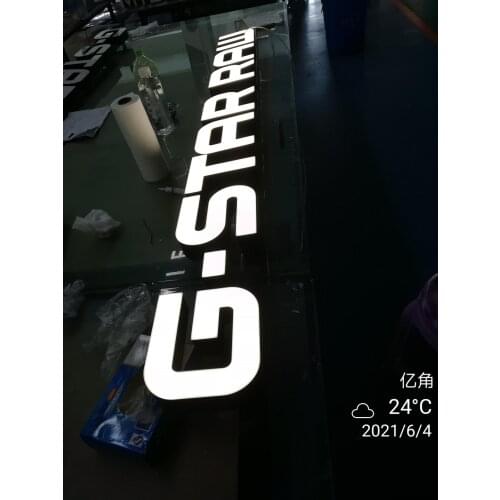 Customized Colorful Acrylic Neon Letter Full Lit Tube Luminous Sign for Party Window Display