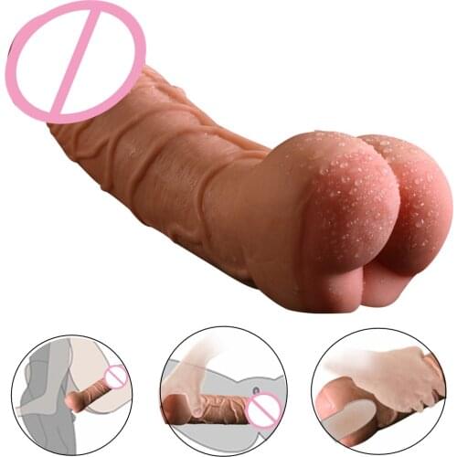 Huge Realistic Dildo + Anal Sex Male Masturbator Pocket Pussy Sex Toys For Couples Realistic Penis For Women Adult Thick Dildo