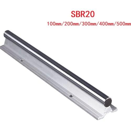 1pc SBR20 20mm rail Length 200mm 300mm 400mm 500mm linear guide SBR20-200mm cnc router part