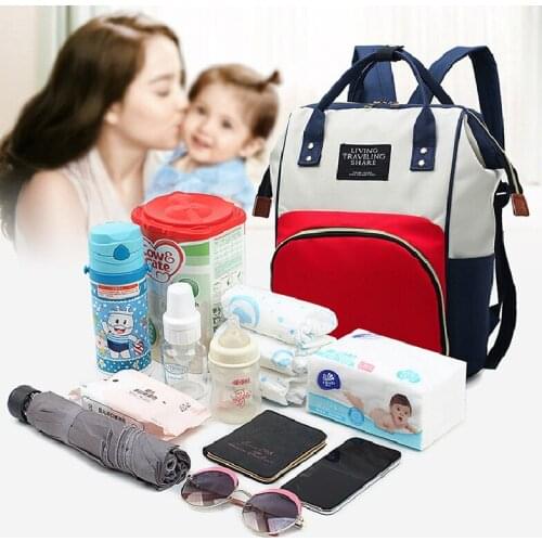 Fashion Mummy Maternity Nappy Bag Brand Large Capacity Baby Bag Travel Backpack Designer Nursing Bag for Baby Care