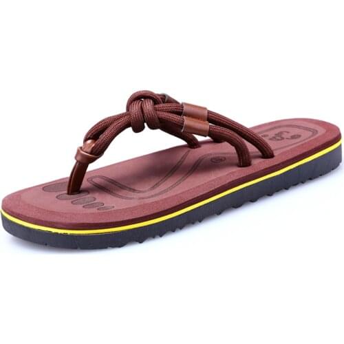 Jumpmore 2021 Vietnamese Slippers Tide Brand Flip Flops Mens Summer New Korean Beach Outdoor Shoes Size 39-45