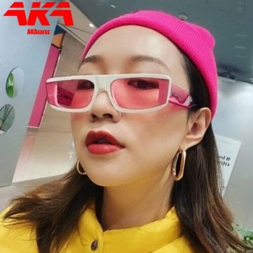 AKAgafas Square Sunglasses Women 2021 Vintage Sun Glasses for Women High Quality Metal Hinge Shades for Women Gafas De Sol Mujer