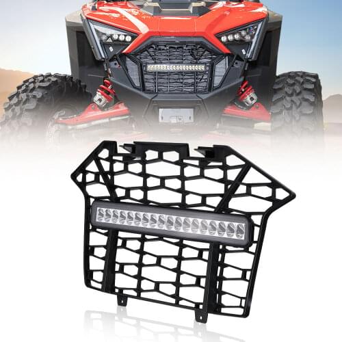 2020 KEMIMOTO UTV RZR Front Bumper Mesh Grille Grill 2020 2021 for Polaris RZR Pro XP / XP 4