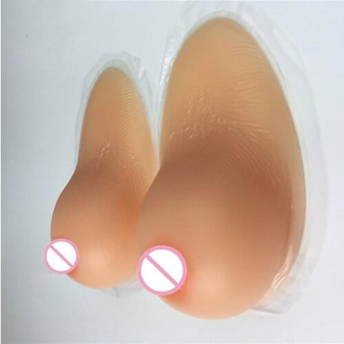 Realistic Sagging Fake Boobs Form Self Adhesive Artificial Latex Silicone Breasts for Cosplay Shemale Transgender Crossdressing