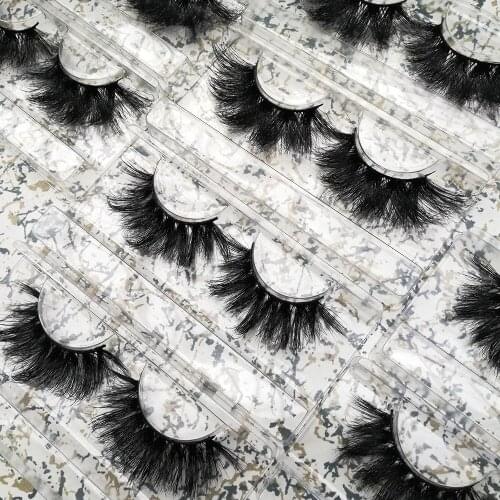 Shandong Production Mink Lashes Dramatic Lashes3d Wholesale Vendor Luxury Long Eyelashes 3d 25mm Mink Eyelash With Packaging Box