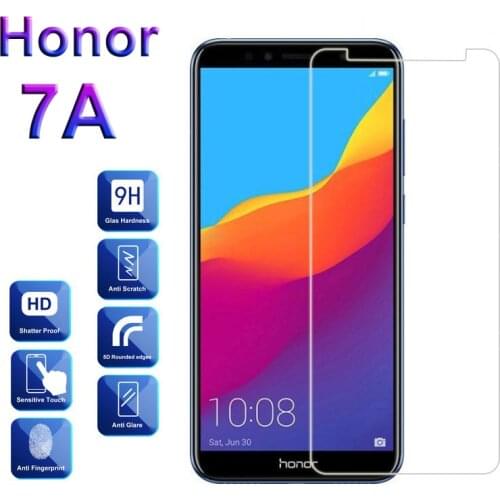 Glass For Huawei Honor 7A 7 A Pro Y6 Prime Pretective Tempered Glass on Honor 7A A7 Not Full Cover Screen Protector Safety Film