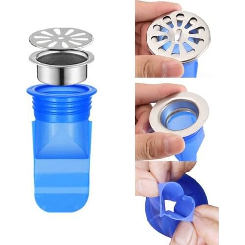 Floor Drain Seal Drain Deodorant Silicone Core Insect Control Backflow Preventer One Way Valve for Bathroom Pipes Tube In Toilet