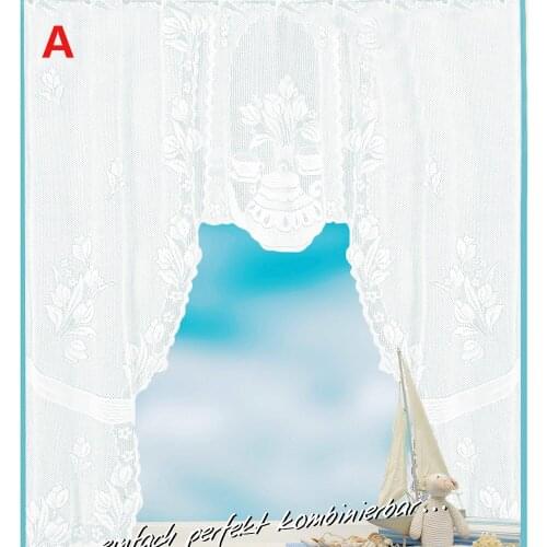 Vintage Style Lace Coffee Curtain Kitchen Curtain Vintage Style Window Scarf