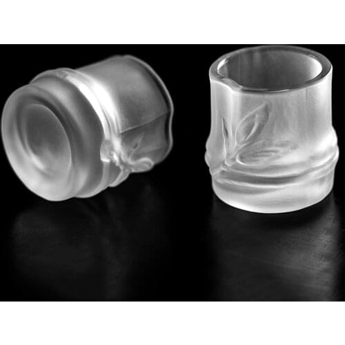 Japanese Tea Cup Glass Heat Resistant Matte Cup Chinese Kung Fu Teaware Drinkware Creative Teacup Master Tea Bowl Puer Teacups