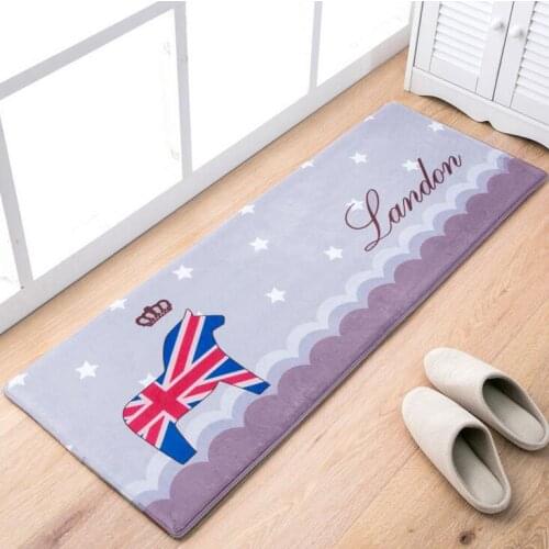 1PCS Cartoon Owl Pigeons Horse Pattern Carpet bird Rug cute UK mat Bathroom Living Room Non-slip Floor Outdoor Mat Home Deco